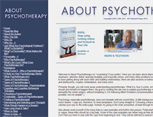 Tablet Screenshot of aboutpsychotherapy.com